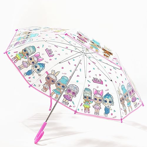 Claire's L.o.l. Surprise! Pink Umbrella Children's Clear Dome Umbrella