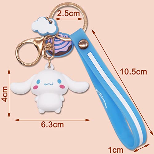 Tomicy 4Pcs Kids Keychain,Cartoon Keychain,Kids Bag Pendant,Cartoon Pendant,Cartoon Figure Pendant,Model Dolls,Cute Key Fob Accessories