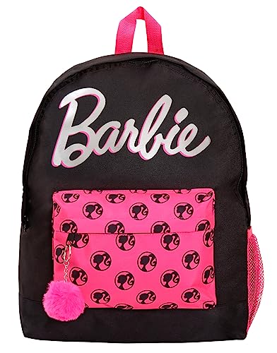 Barbie Backpack for Adults Teen Girls Kids School College Rucksack Black Travel Bag