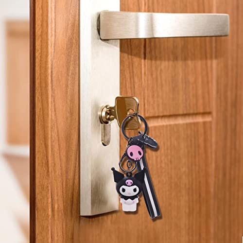 Tomicy 4Pcs Kids Keychain,Cartoon Keychain,Kids Bag Pendant,Cartoon Pendant,Cartoon Figure Pendant,Model Dolls,Cute Key Fob Accessories