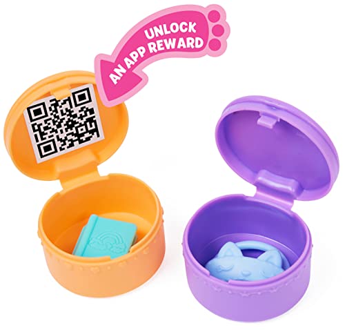 Gabby’s Dollhouse, Sweet Dreams Bedroom with Pillow Cat Figure and 3 Accessories, 3 Furniture Pieces and 2 Deliveries, Kids’ Toys for Ages 3 and above