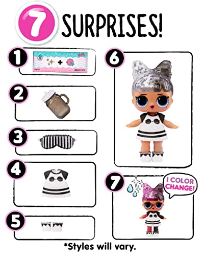 L.O.L. Surprise Glitter Colour Change Doll Set With 7 Surprises - Random Assortment - Including Collectable Doll, Sparkly Fashions and Accessories - Suitable For Kids From 4 Years