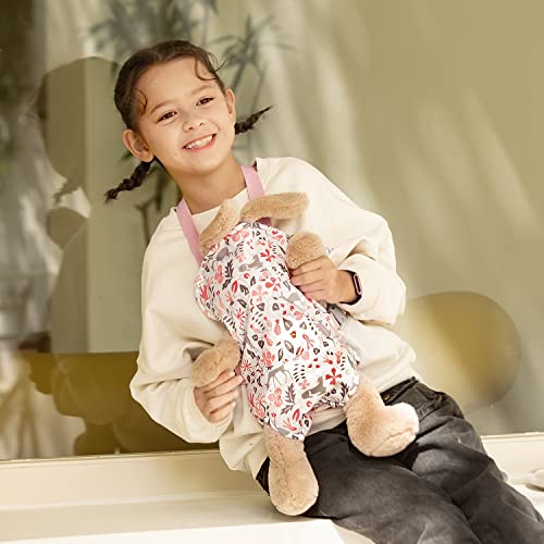 GAGAKU Baby Doll Carrier Stuffed Toy Carrier Doll Accessories for Kids – Pink (Reindeer)