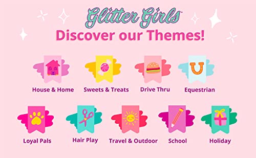 Glitter Girls GG50134Z Poodle Cuddles Fashion Outfit with Hair Bow – 35.6 cm (14-inch) Doll Clothes and Accessories for Kids Ages 3 and Up