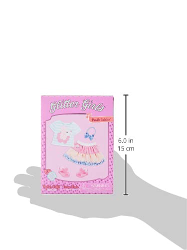 Glitter Girls GG50134Z Poodle Cuddles Fashion Outfit with Hair Bow – 35.6 cm (14-inch) Doll Clothes and Accessories for Kids Ages 3 and Up