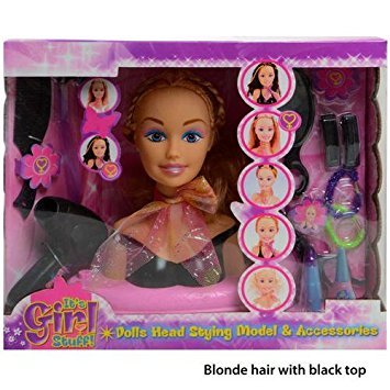 KandyToys Doll Styling Head Playset with Accessories