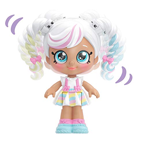 Kindi Kids Minis Rainbow Besties - 3 Collectable Posable Bobble Head Figurines - Marsha Mello, Summer Peaches, Rainbow Kate