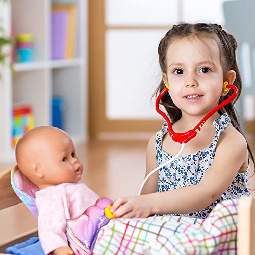 Aolso Baby Doll Carrier Storage Bag Backpack, Baby Doll Carrier with Adjustable Straps, Doll Sling Carrier Front and Back Portable Bag Doll Accessories for 14-18 Inch Dolls (Doll Not Included)