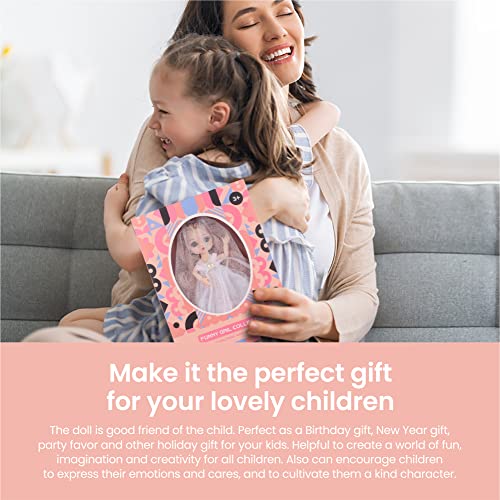 Pole Tip Baby Dolls For Kids, Soft Dolls, Mini Dolls, Dolls For Girls, Party Bag Fillers For Kids, Christmas And Easter Gifts For Kids , Toddler Garden Toys , Travel Toys For Kids ( White Doll )