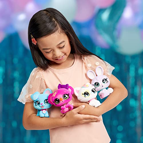 Kindi Kids Party Pets Troppi Koala. Collectible Pet Koala with blinking eyes and Tea Cup Accessory (50268), Green,pink