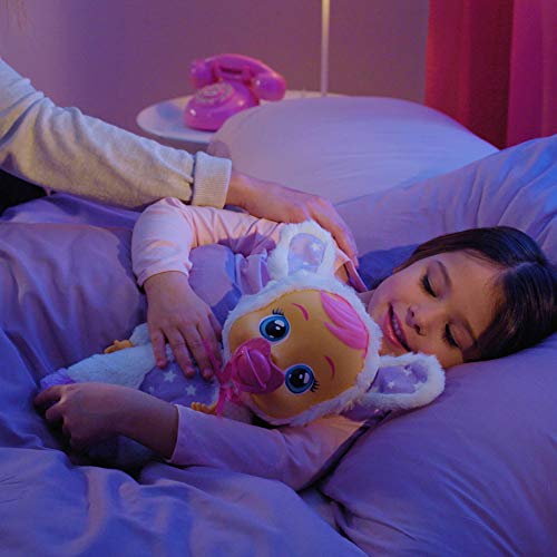 Cry Babies Goodnight Coney - Soft Cuddly Baby Doll, Baby Sleep Toy with Night Light and Lullaby, Baby Toy and Bedtime Dolls for Kids Aged +18 Months