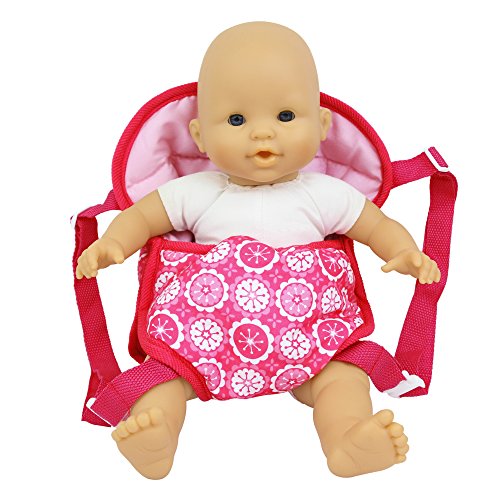 ZITA ELEMENT 1 Pcs Doll Backpack for 14 - 16 Inch Baby Doll & 18 Inch Girl Doll Carrier Accessories