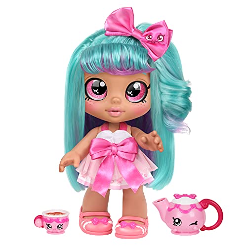 Kindi Kids Fun Time Friends Bella Bow, Pre-school Kindi Kids 10 inch doll and 2 Shopkin Accessories 