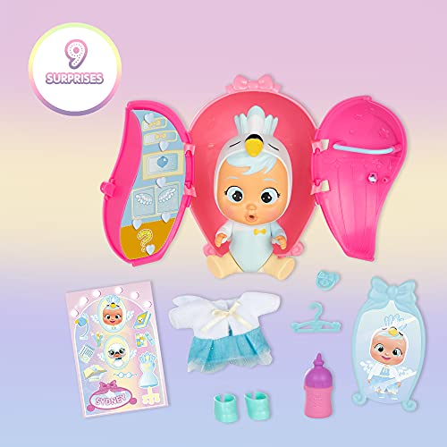 Cry Babies Magic Tears Storyland, Dress Me Up, Surprise Collectible Doll with Outfits, Real tears and Accessories in a Wardrobe capsule; Figures for girls and boys 3 years and up Multicoloured