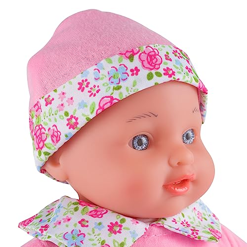 Molly Dolly Baby Doll Set - Soft Talking Doll With 2 Outfits & Accessories - Baby Dolls For Girls - Doll Suitable From 2 Years +