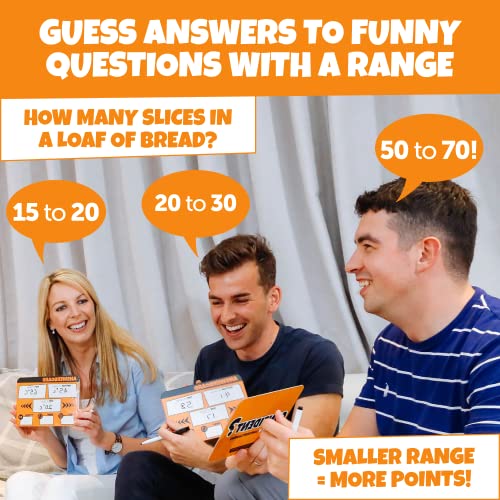 CONFIDENT? - The Guess-a-Range Party Game that's fun for everyone - Family Board Games for Adults, Kids & Teenagers