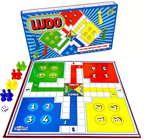 Ludo Board Game | Traditional Fun Quality | Large board games for kids | Family board games 2 to 4 players