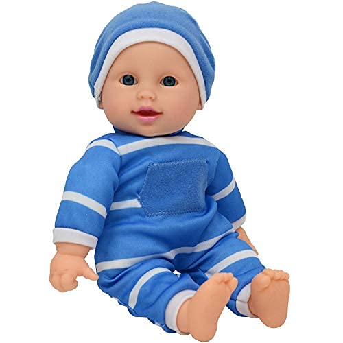 The New York Doll Collection 11 inch / 28 cm Soft Body Baby Doll in Gift Box - 11 inch / 28 cm Baby Doll (Boy)