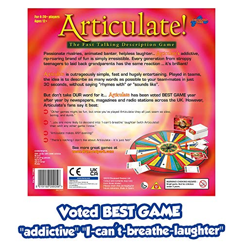 Drumond Park Articulate Family Board Game, The Fast Talking Description Game, Family Games For Adults And Kids Suitable From 12+ Years