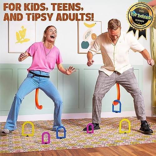 It's Bananas! The Monkey Tail Game - Indoor Fun Active Family Cards and Board Game for Kids, Teens, and Adults - Top 10 Best Board Games 2023 for Party, Birthday, Christmas, Game Night