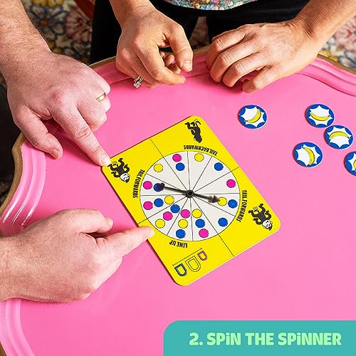 It's Bananas! The Monkey Tail Game - Indoor Fun Active Family Cards and Board Game for Kids, Teens, and Adults - Top 10 Best Board Games 2023 for Party, Birthday, Christmas, Game Night