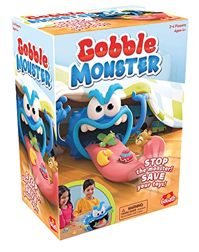 Goliath Games Gobble Monster Kids Games | For ages 4+ | For 2-4 players