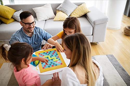 Mattel Games Scrabble Junior Kids Crossword Game with 2-Games-in-1, 2-Sided Game Board for 2 to 4 Players Ages 6 to 10 Years Old, Y9667
