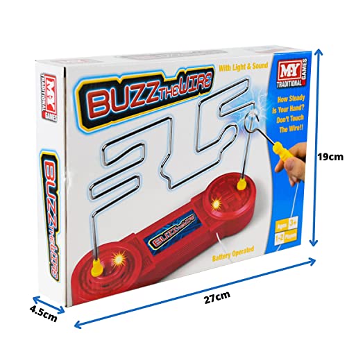 Beat The Buzz Hot Wire Buzzer Steady Hand Childrens Electronic Board Family Game