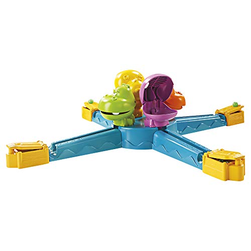 Monopoly Hungry Hungry Hippos Launchers Game for Children Aged 4 and Up, Electronic Pre-School Game for 2-4 Players