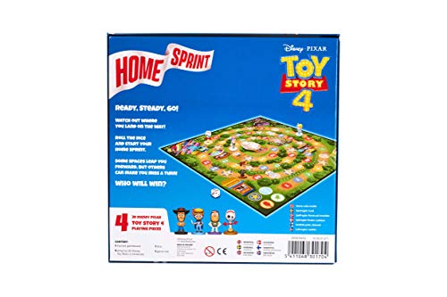 Toy Story 4 Home Sprint Board Game, Family Friendly Game, Great Gift For Kids, Ages 4+