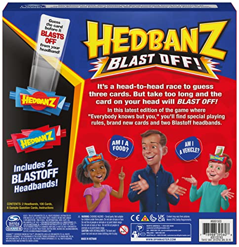 Hedbanz Blastoff Game for Families and Kids aged over 6
