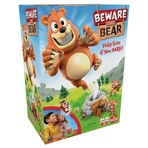 Goliath Games Beware the Bear Kids Games | For ages 4+ | For 2-4 players