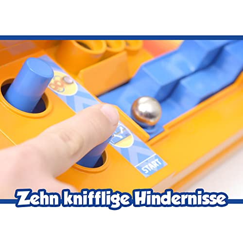 TOMY Screwball Scramble Level 2 Retro Children's Preschool Action Board Game, Puzzle Family Game, Kids Game For 5, 6, 7, 8 & 9 Year Old Boys & Girls