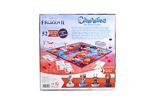 Disney Kids Age 4,5,6,7 Years Old, Frozen 2 Family Board Game Charades, 2 players