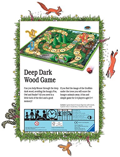 Ravensburger The Gruffalo Deep Dark Wood Board Game for Kids Age 3 Years and Up - Gruffalo Toy