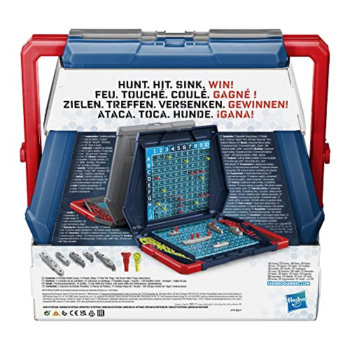 Hasbro Gaming Battleship Classic Board Game, Strategy Game For Kids Ages 7 and Up, Fun Kids Game For 2 Players, Multicolor