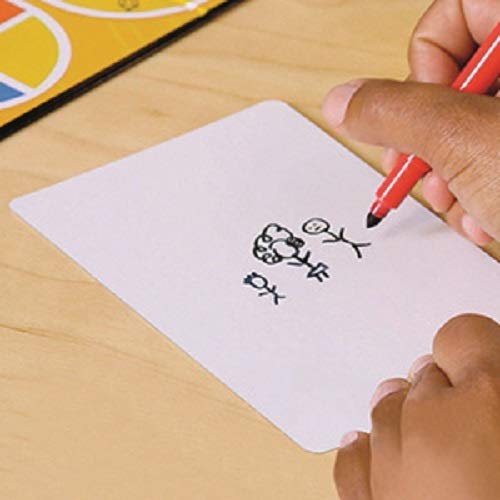 Pictionary Drawing Game, Board Game for Family, Kids, Teens and Adults, with Dry Erase Boards, Markers, Adult Clue Cards and Junior Clue Cards, Makes a Great Gift for 8 Year Olds and Up, DKD49