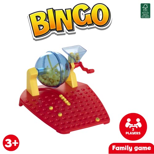 Wowow Toys & Games Bingo Machine Game Set | Fun Board Games Toys For All The Family | Perfect for Birthday Parties, Family Parties, Holiday Games | Perfect & Fun Gift For Any Child | Ages 3+