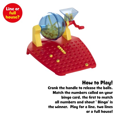 Wowow Toys & Games Bingo Machine Game Set | Fun Board Games Toys For All The Family | Perfect for Birthday Parties, Family Parties, Holiday Games | Perfect & Fun Gift For Any Child | Ages 3+