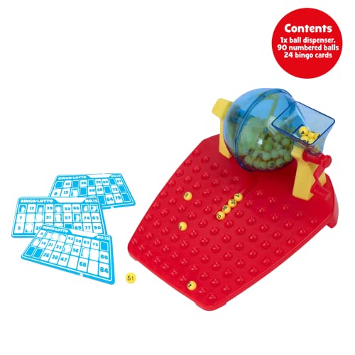 Wowow Toys & Games Bingo Machine Game Set | Fun Board Games Toys For All The Family | Perfect for Birthday Parties, Family Parties, Holiday Games | Perfect & Fun Gift For Any Child | Ages 3+