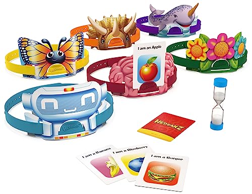 Hedbanz 2nd Edition Picture Guessing Board Game — Family Games | Games for Family Game Night | Kids’ Games | Card Games for Families and Kids Aged 6 and up