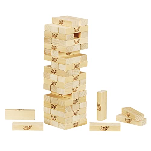 Hasbro Gaming Jenga Classic, Children's game that promotes reaction speed from 6 years, Multicolor, 26 x 7.5 x 7.5 cm