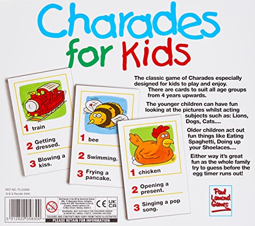 University Games Charades for Kids Game