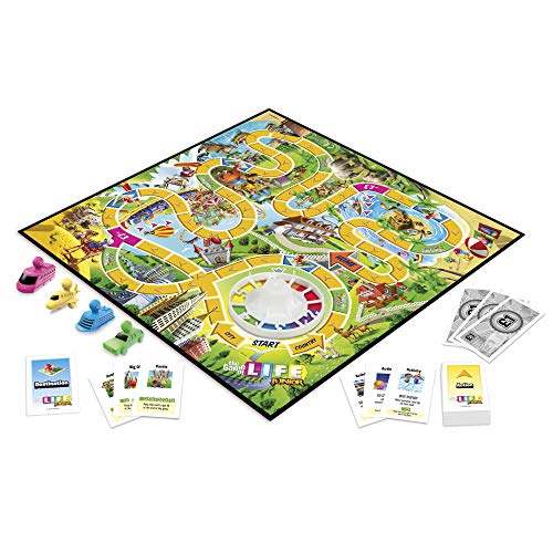 Hasbro Gaming The Game of Life Junior Board Game for Kids From Age 5, Game for 2 to 4 Players