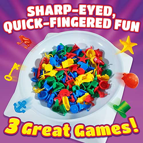 Drumond Park T73478 Dig In , Family Board Games for 2-4 Players, 3 in 1 Tabletop Games For Adults And Kids Suitable From 5+ Years