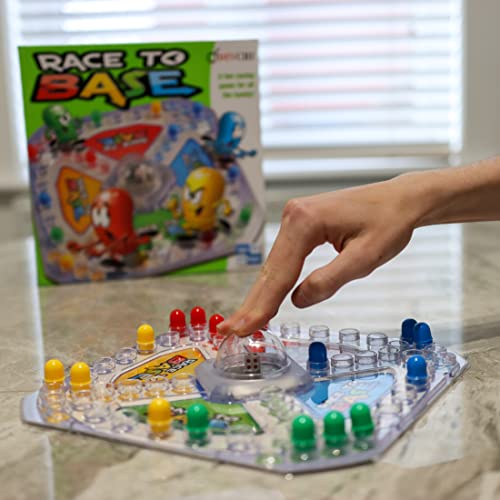 DIVCHI Race To Base Board Game for kids - Racing and Chasing to Base Game, 4 Players