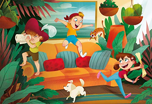 Clementoni - 25253 - Fantasyland - 3x48 Pieces - Made In Italy - 100% Recycled Materials, Jigsaw Puzzle For Kids