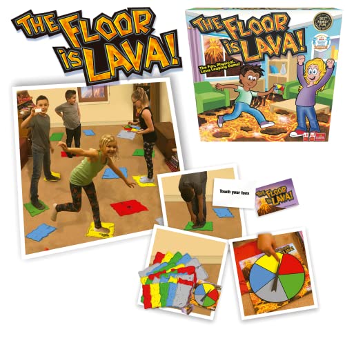 The Floor is Lava! | The Fun, Physical, Lava Leaping Game | Kids Party Games | For 2-6 Players | Ages 5+