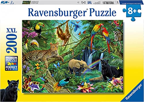 Ravensburger Jungle Jigsaw Puzzle for Kids Age 8 Years Up - 200 Pieces
