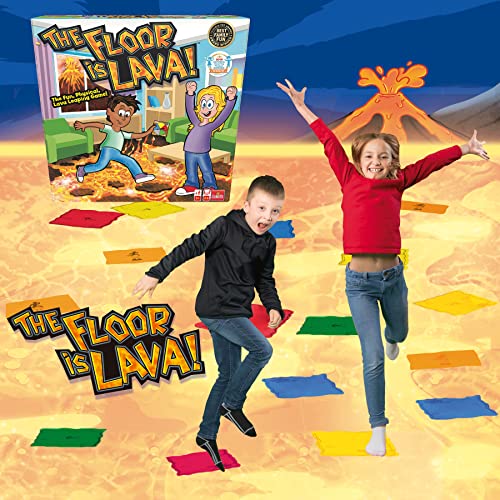 The Floor is Lava! | The Fun, Physical, Lava Leaping Game | Kids Party Games | For 2-6 Players | Ages 5+